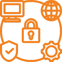 Secure Infrastructure Icon