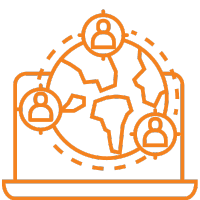 Wide Network Connectivity Icon